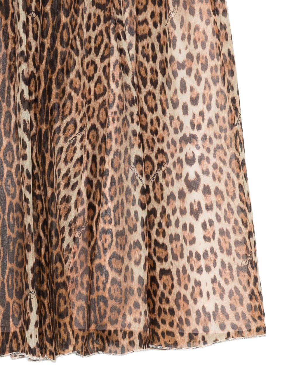 Gonna in tessuto stampa leopardo CGP26006GO MACULA ROBERTO CAVALLI  JUNIOR 