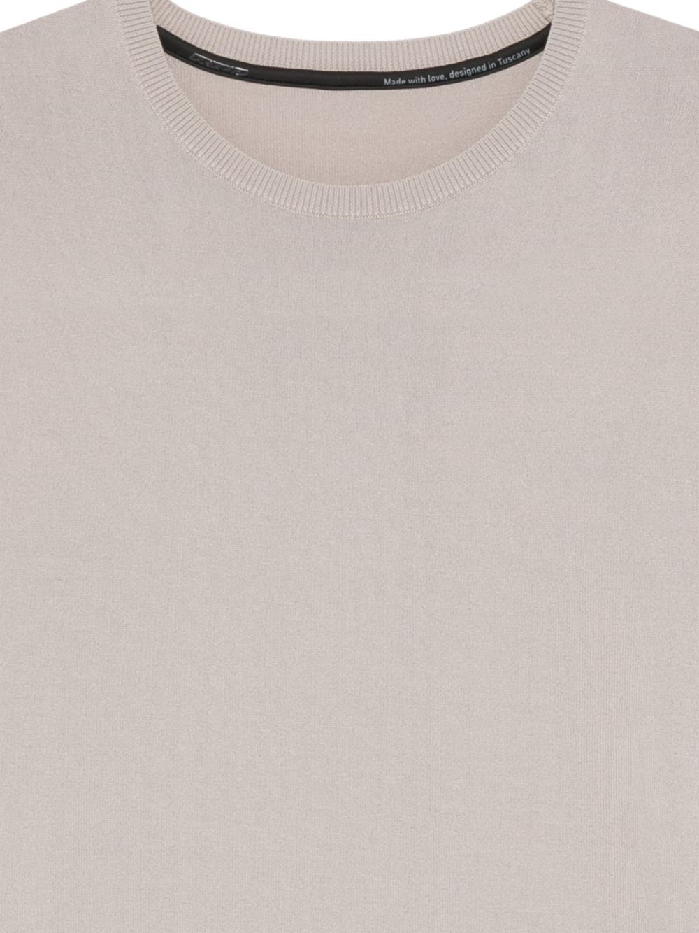 Maglia girocollo con dettaglio nero 26104 85 RRD 