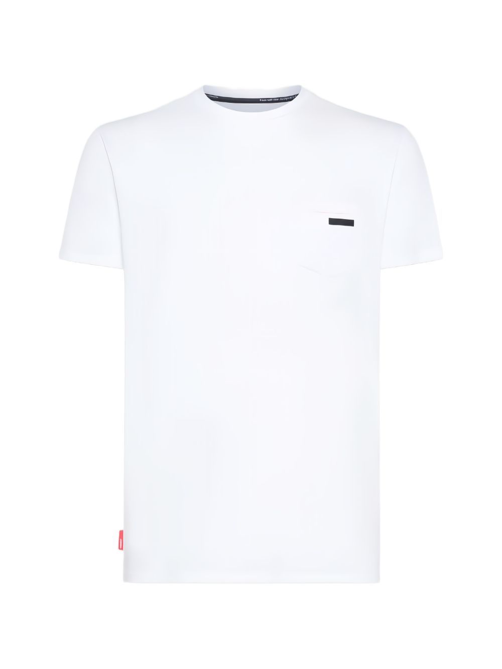 T-shirt girocollo con tasca sul petto 26200 09 RRD 