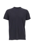 T-shirt a coste girocollo