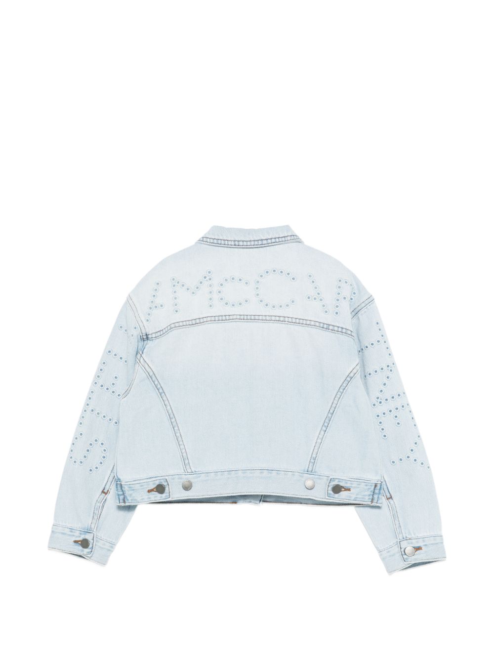 Giacca di jeans con bottoni metallici TY2A67Z0746 600 STELLA MCCARTNEY KIDS 