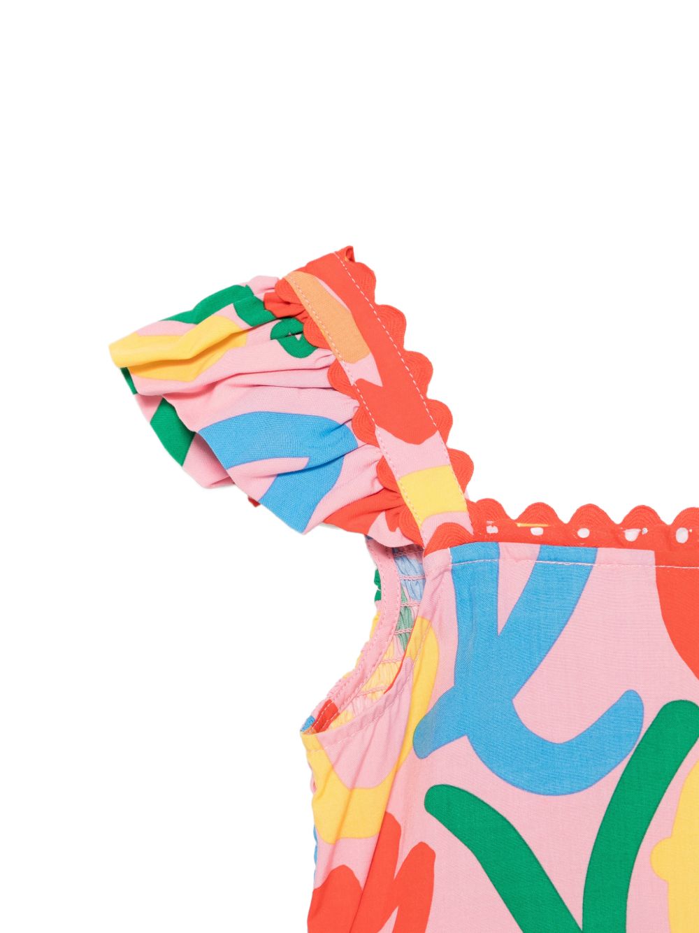 Top con volant e stampa multicolor TY5A42Z3437 509MC STELLA MCCARTNEY KIDS 