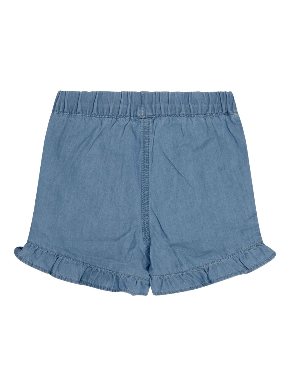 Shorts in chambray con volant TY6019Z0161 600 STELLA MCCARTNEY KIDS 