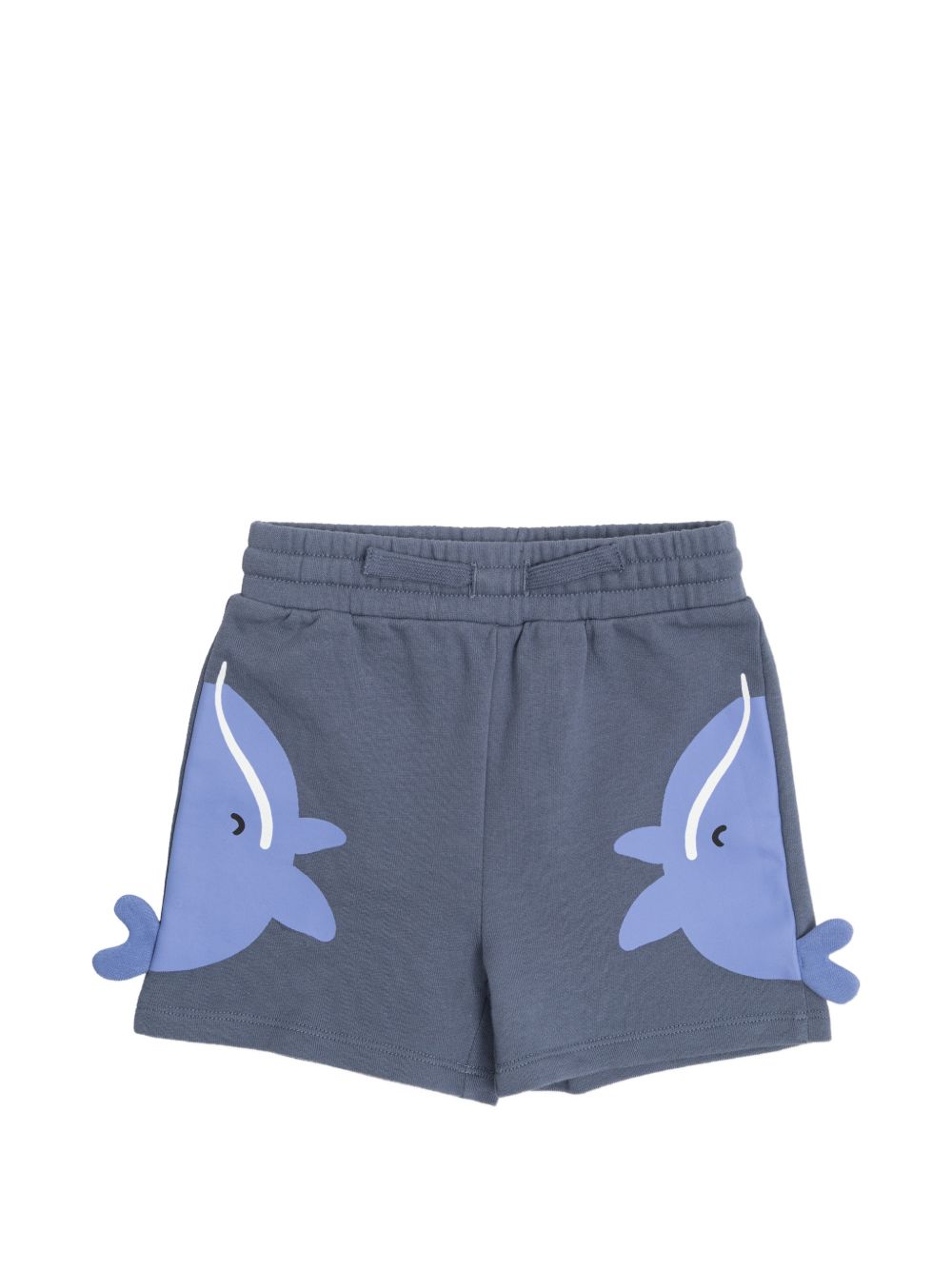 Shorts in felpa con stampa squali TY6589Z3409 61B STELLA MCCARTNEY KIDS 