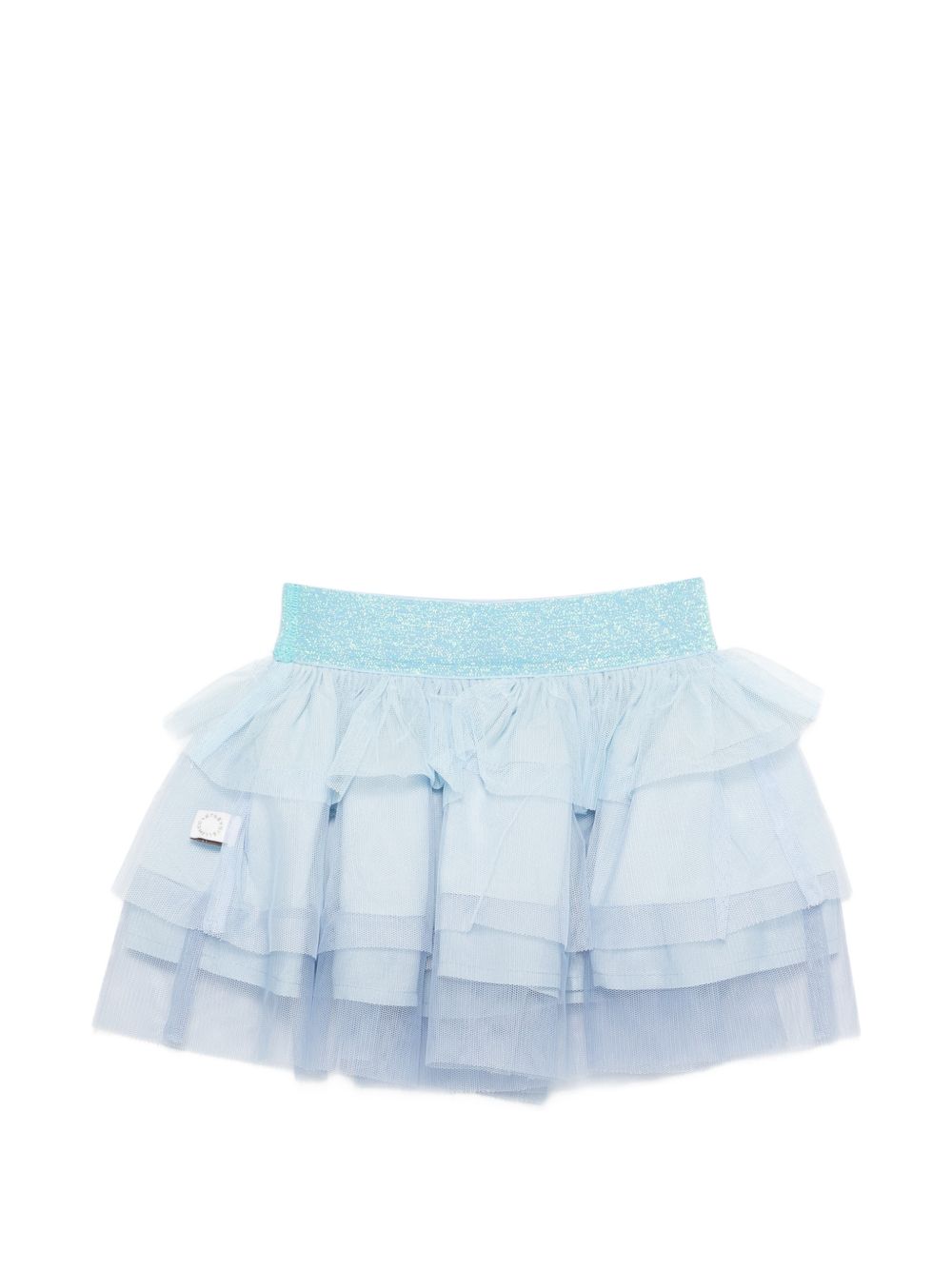 Gonna in tulle a balze celeste TY7021Z1119 999 STELLA MCCARTNEY KIDS 