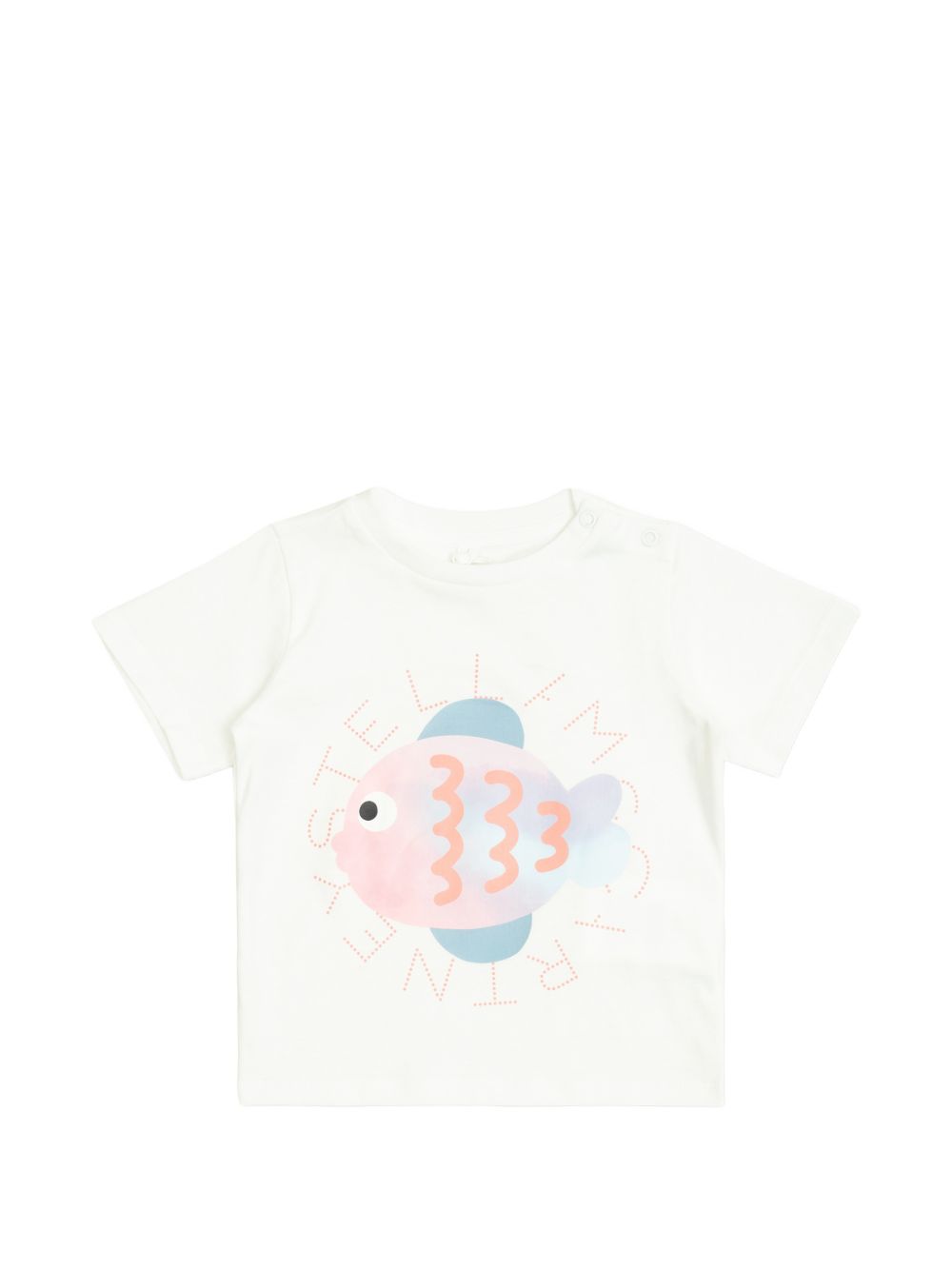 T-shirt con stampa sole TY8061Z0434 100 STELLA MCCARTNEY KIDS 