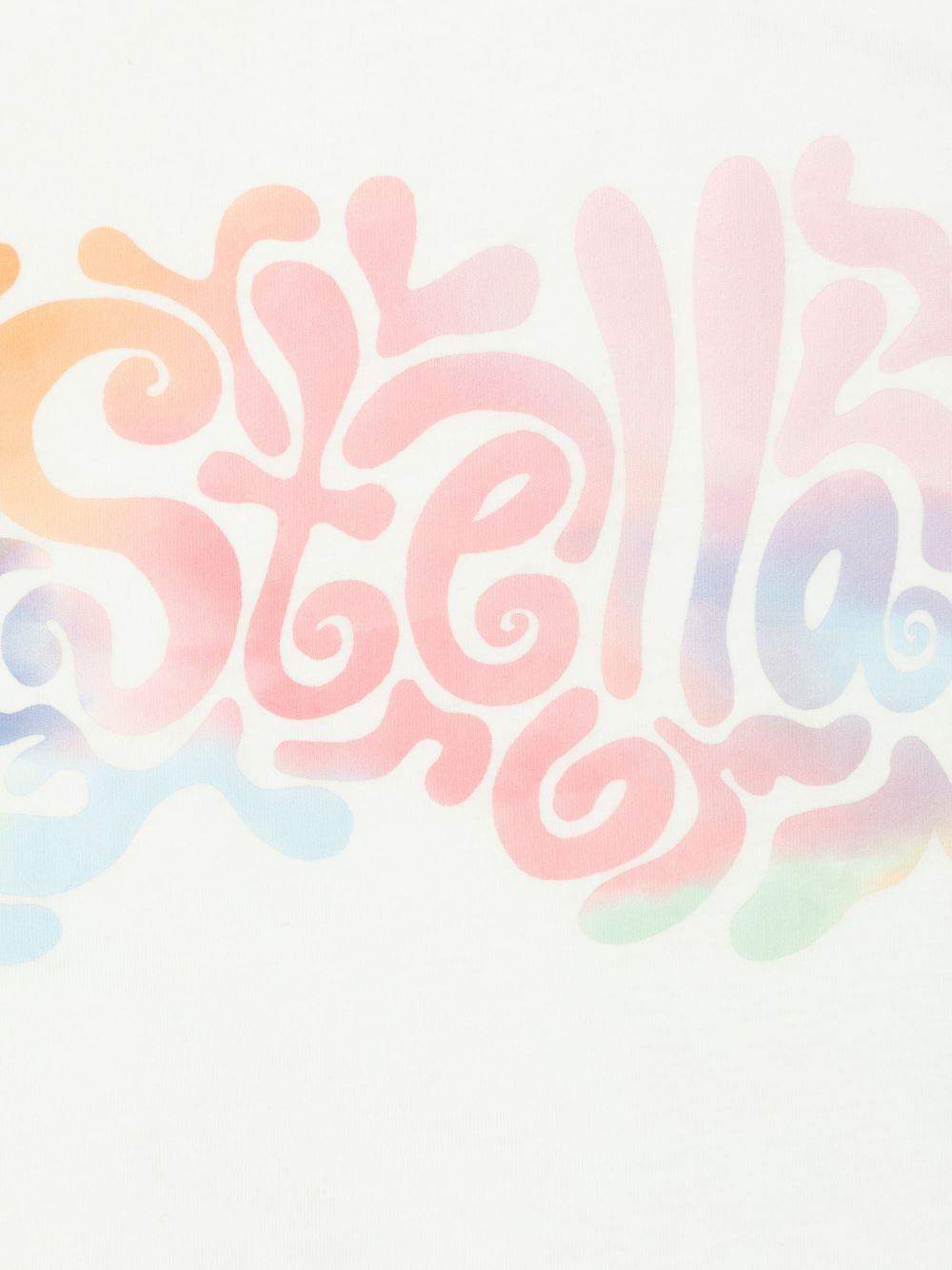 T-shirt in cotone con stampa grafica TY8A91Z0434 100 STELLA MCCARTNEY KIDS 