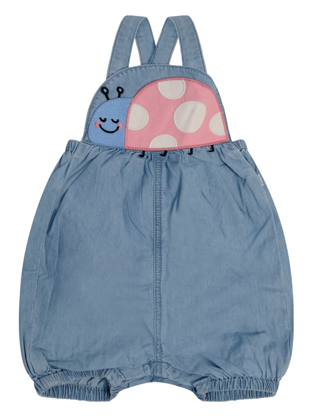 Salopette con applicazione coccinella TYA012Z0161 600 STELLA MCCARTNEY KIDS 