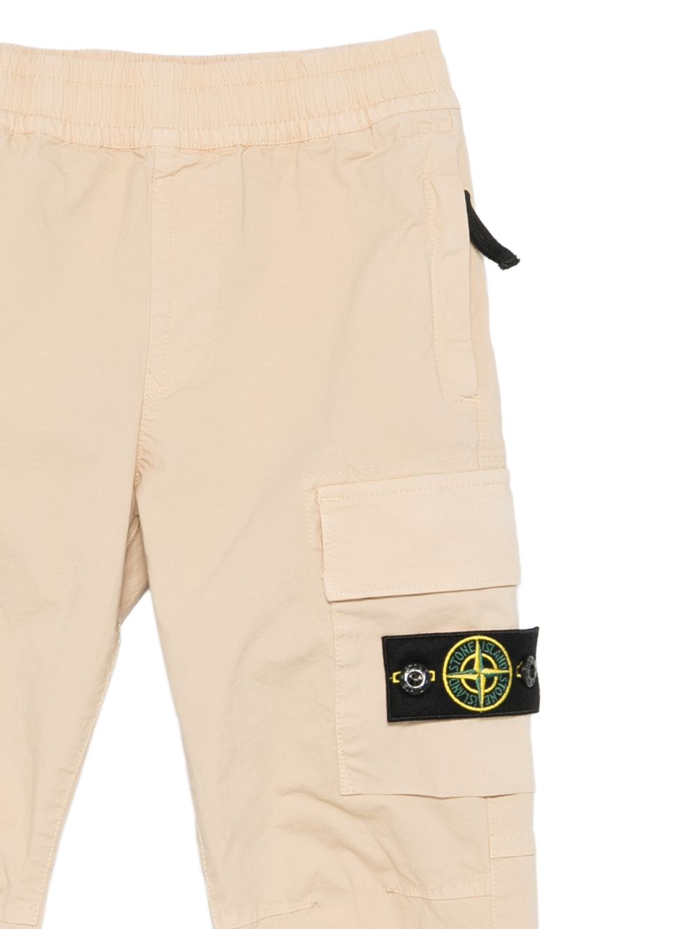 Pantaloni cargo in cotone con cintura elastica L1S163100003S0001 V0090 STONE ISLAND KIDS 