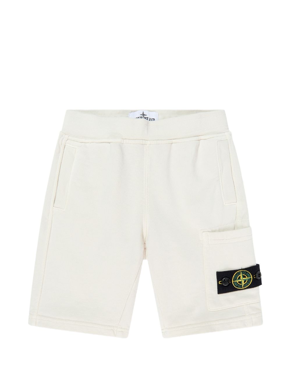 Bermuda con patch logo L1S166200006S0040 V0097 STONE ISLAND KIDS 