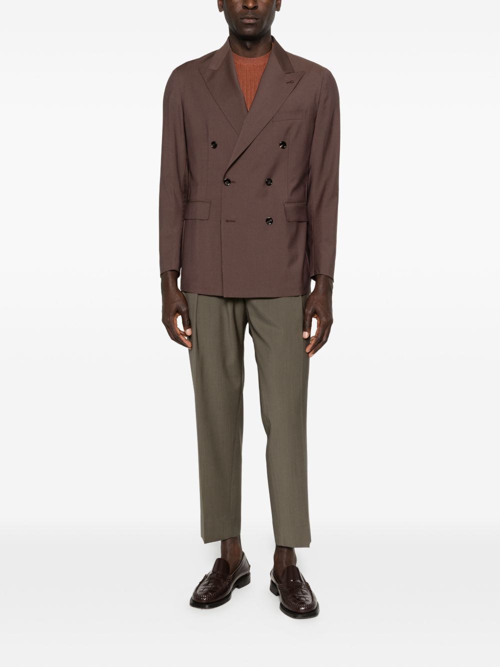 Blazer doppiopetto in lana vergine 1SNY10B550061 M1166 TAGLIATORE 