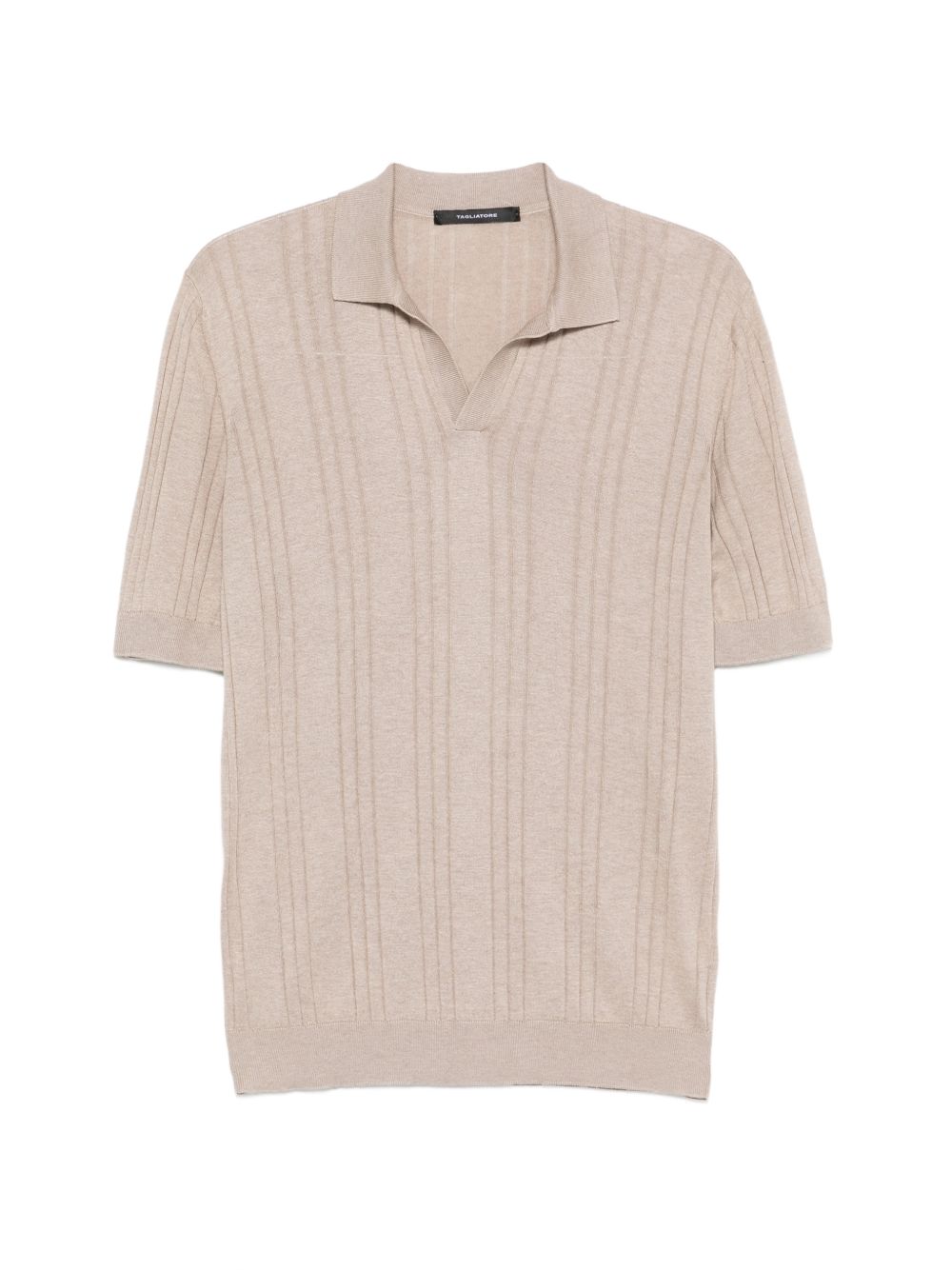 Polo in maglia a coste con colletto DARNELGSE2603 030 TAGLIATORE 