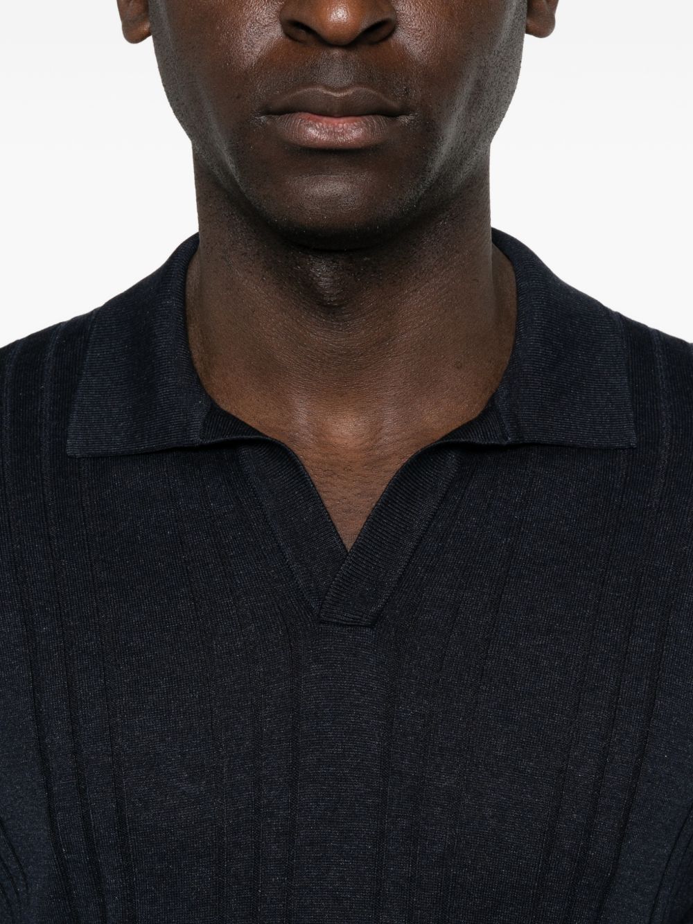 Polo in maglia a coste colletto a camicia DARNELGSE2603 597 TAGLIATORE 