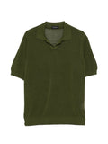 Polo in cotone a maglia aperta