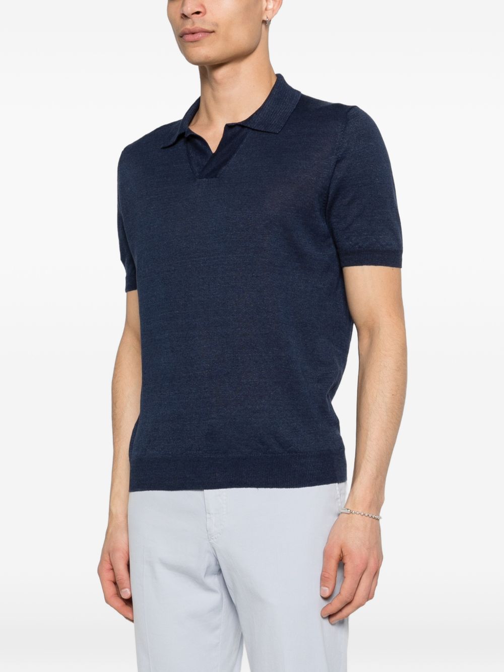 Polo in maglia scollo a V KEITHGSE2602 598 TAGLIATORE 
