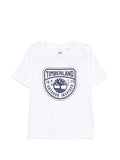T-shirt in cotone organico con bottoni automatici