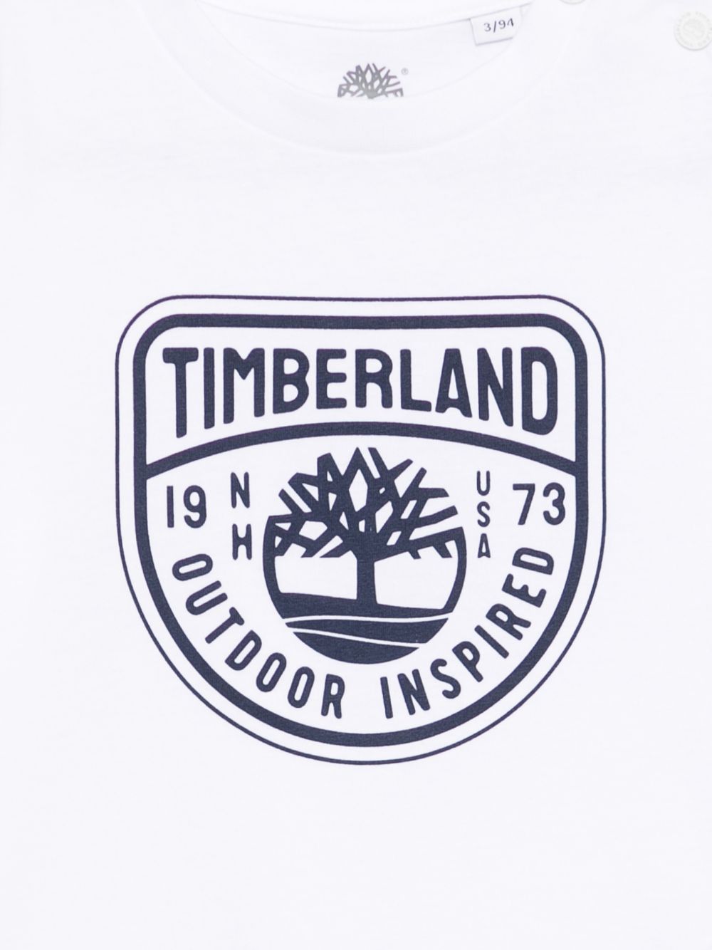 T-shirt in cotone organico con bottoni automatici T60854 10P TIMBERLAND KIDS 