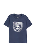 T-shirt in cotone organico con bottoni automatici