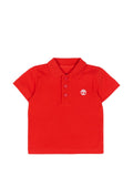 Polo in cotone con bottoni