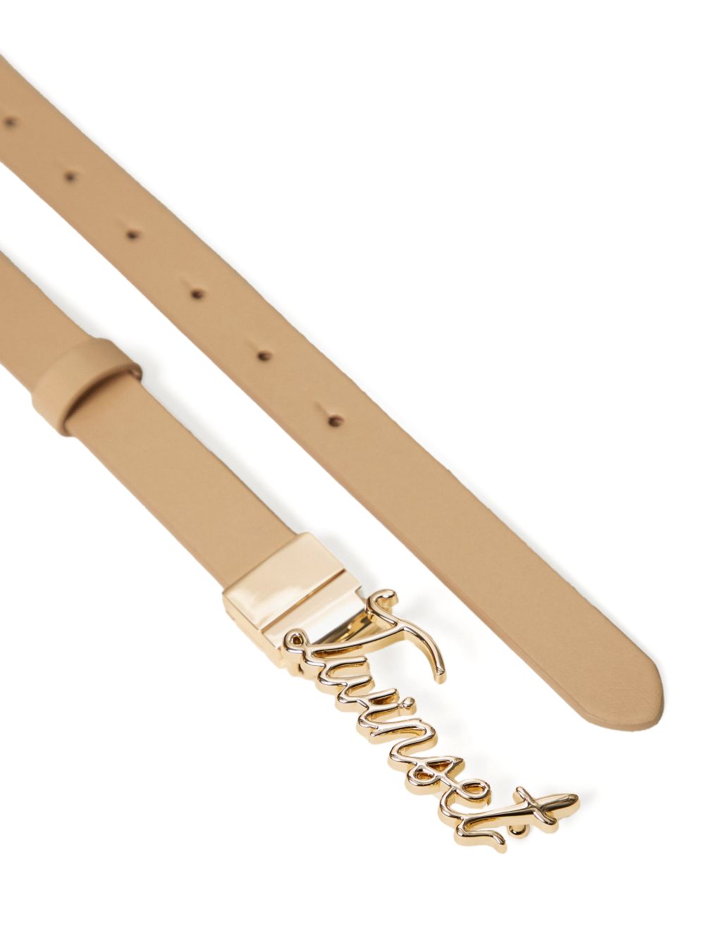 Cintura sottile con scritta dorata 261TA4160 13344 TWINSET 