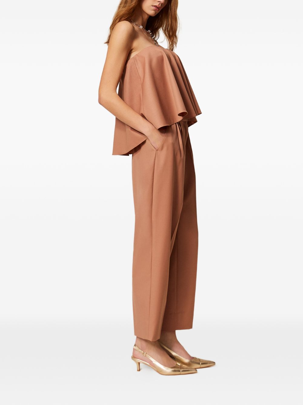 Pantaloni in lana con pieghe 261TP2181 13168 TWINSET 