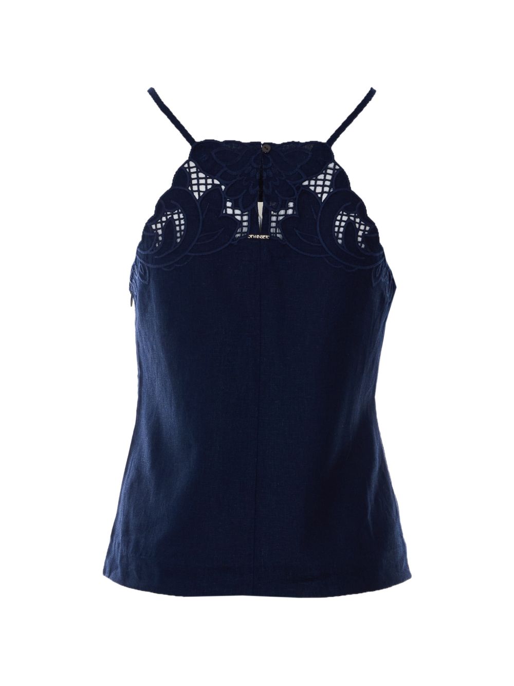 Top con pizzo e ricami floreali 261TP2311 13172 TWINSET 