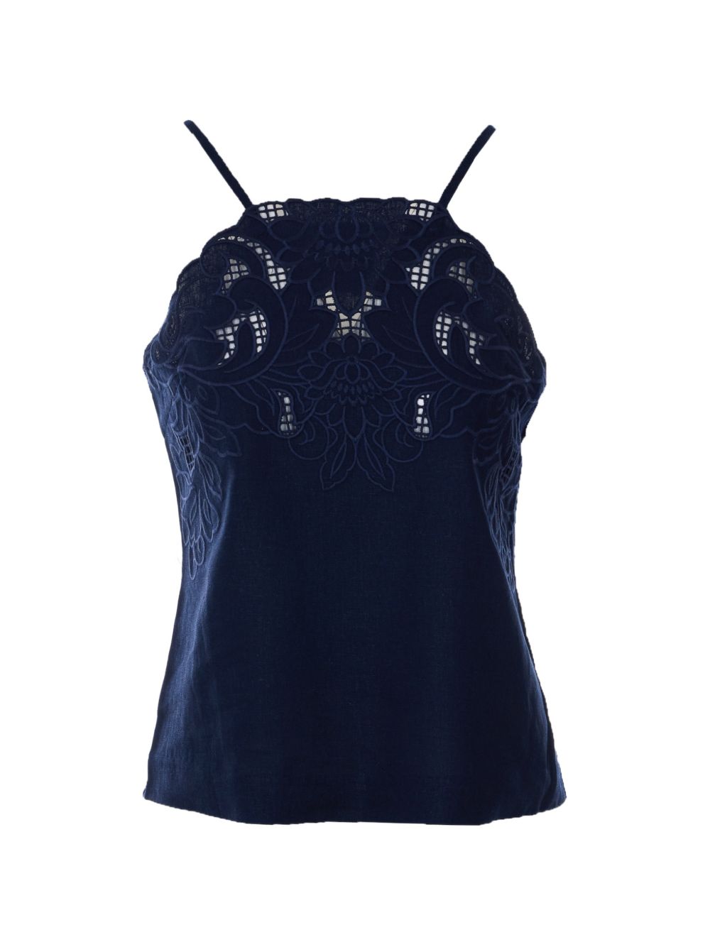 Top con pizzo e ricami floreali 261TP2311 13172 TWINSET 