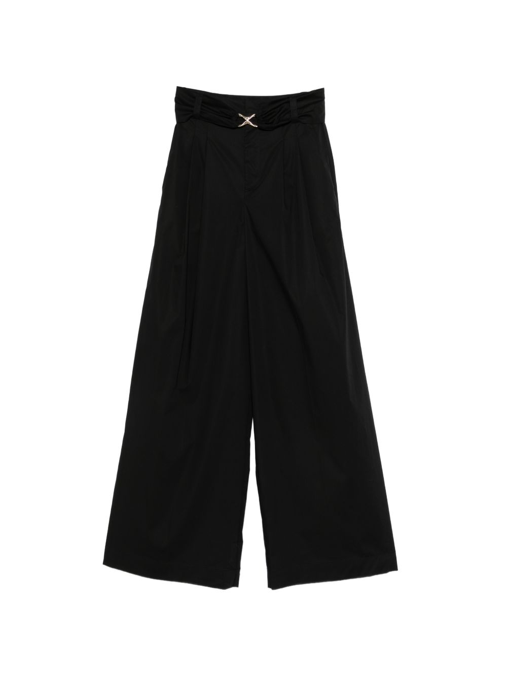 Pantaloni palazzo in cotone a gamba larga 261TT2162 00006 TWINSET 