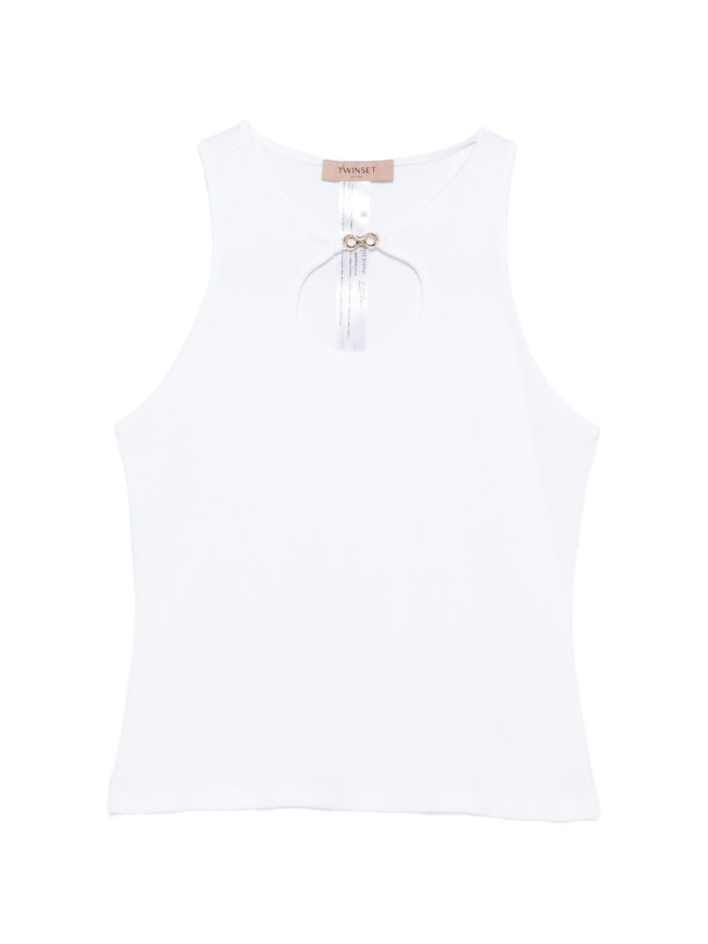 Top senza maniche con lacci 261TT2280 00001 TWINSET 