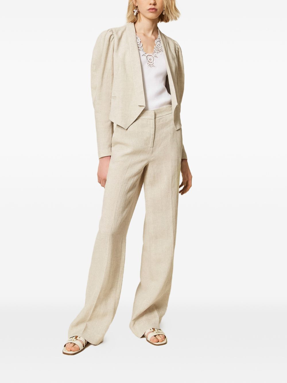 Pantaloni a gamba dritta 261TT2521 13499 TWINSET 