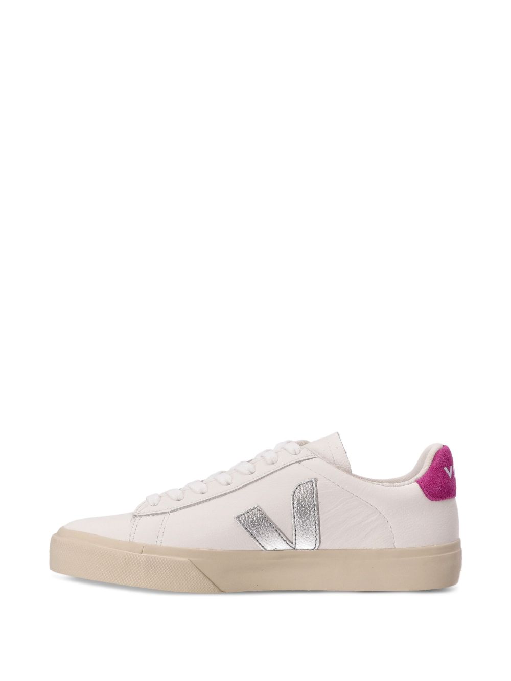 Sneakers con logo a contrasto CP0520788 WHITESILVERULTRAVIOLET VEJA 