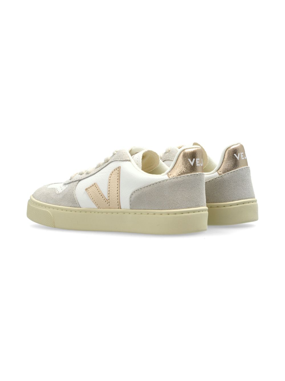 Sneakers con logo laterale e suola platform CX0520620 WHIPLATNATURAL VEJA KIDS 