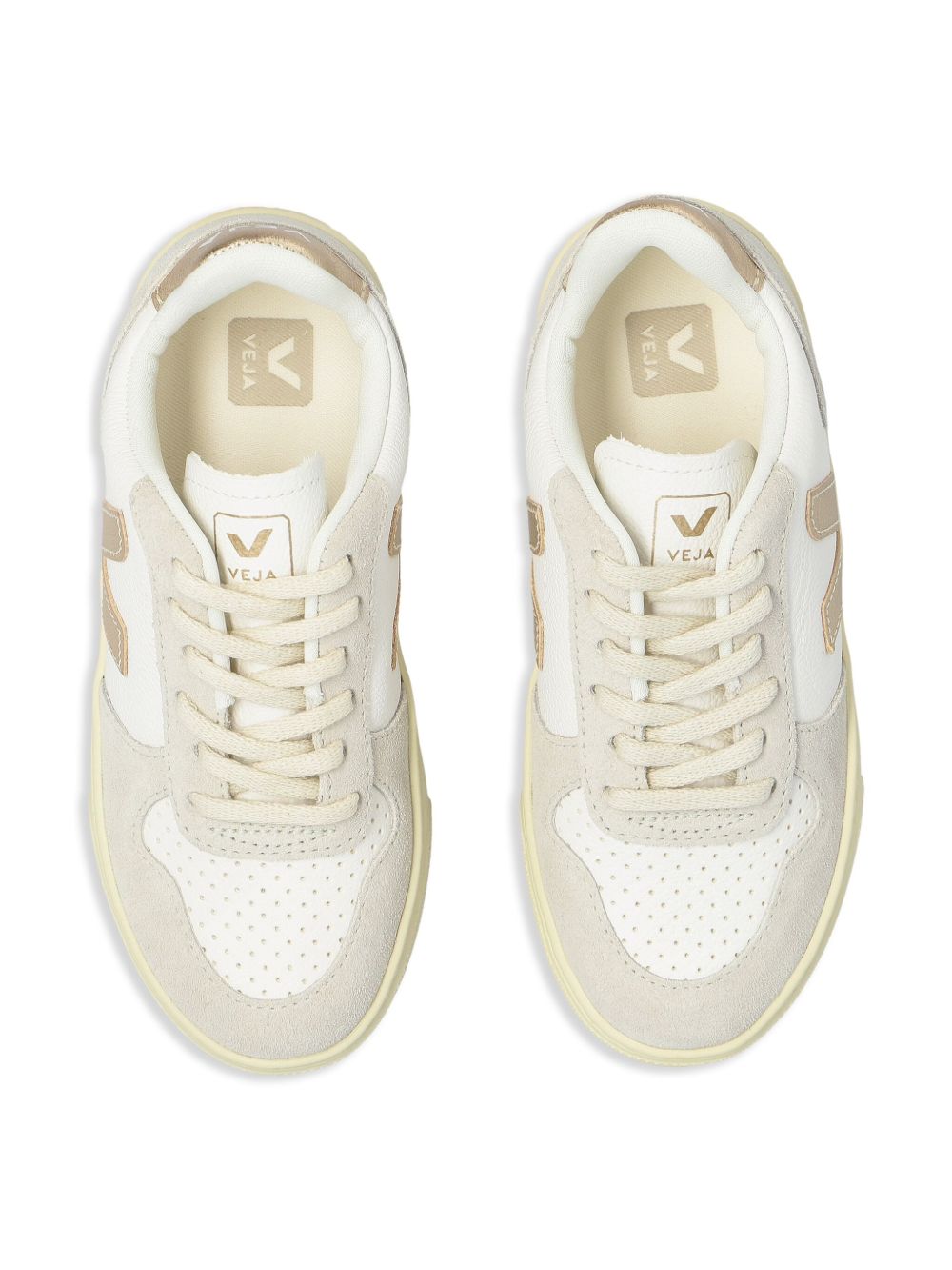 Sneakers con logo laterale e suola platform CX0520620 WHIPLATNATURAL VEJA KIDS 