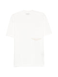 T-shirt in cotone girocollo con patch
