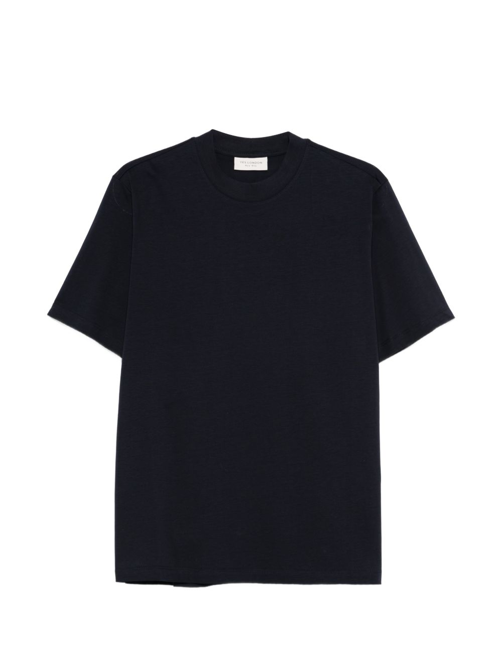 T-shirt in cotone girocollo XM4258 BLU YES LONDON 
