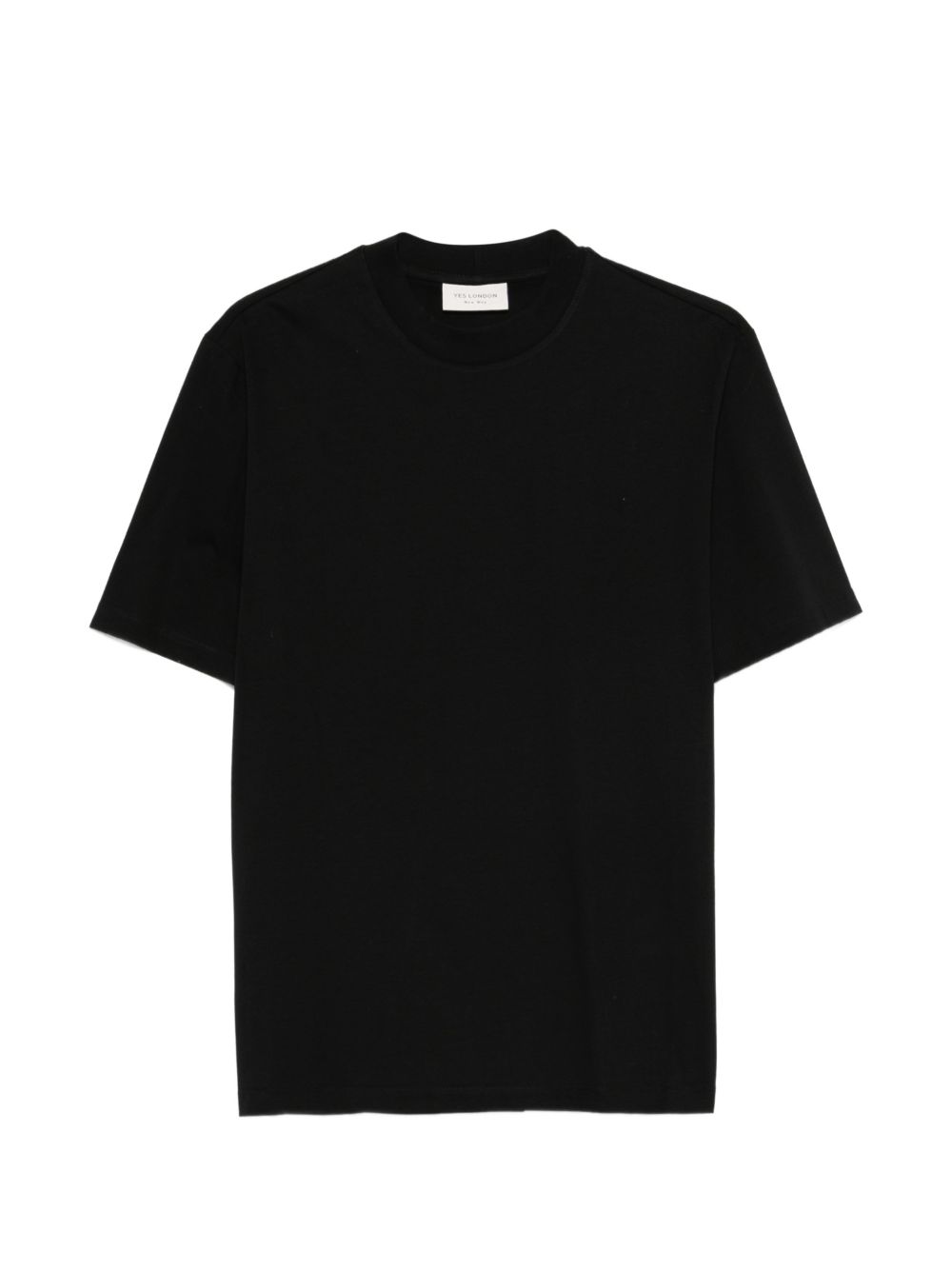 T-shirt in cotone girocollo XM4258 NERO YES LONDON 