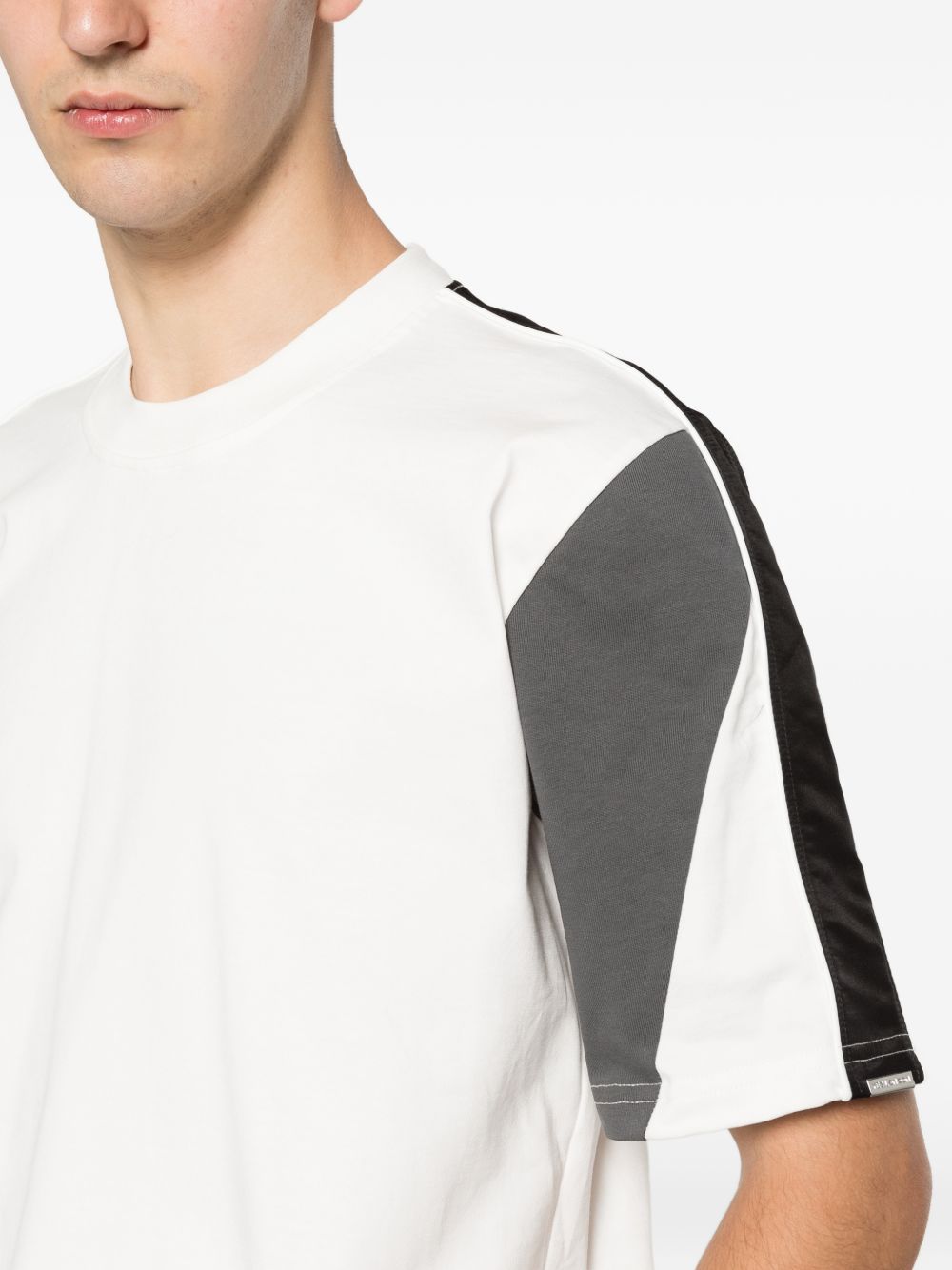 T-shirt girocollo a maniche corte XM4267 BIANCO YES LONDON 