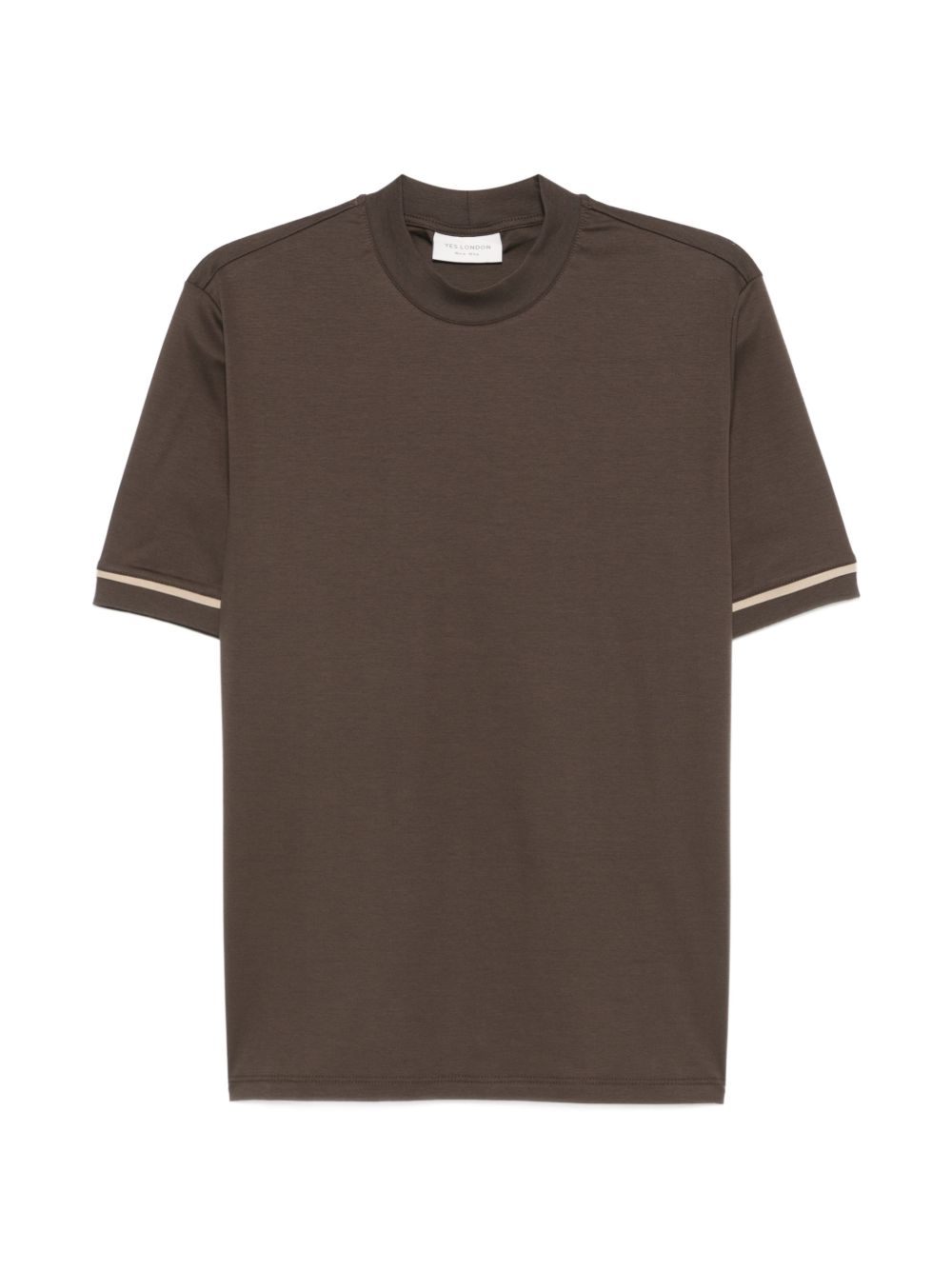 T-shirt in cotone girocollo XM4292 MORO YES LONDON 