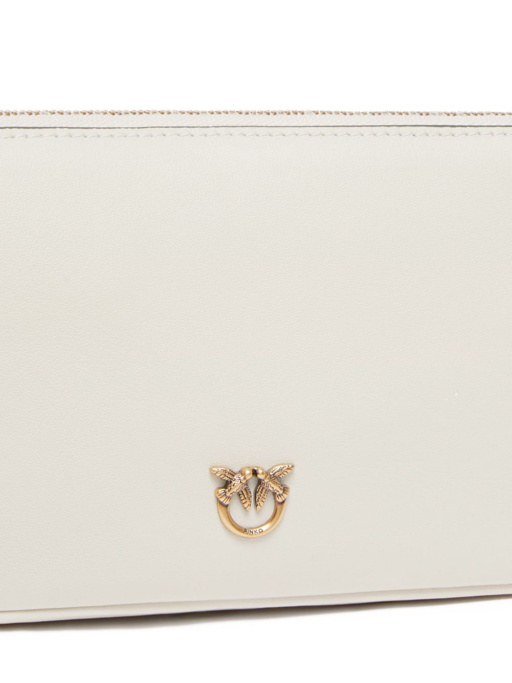 Borsa  donna bianca in pelle half moon horizontal 105069A0QO Z14Q PINKO 