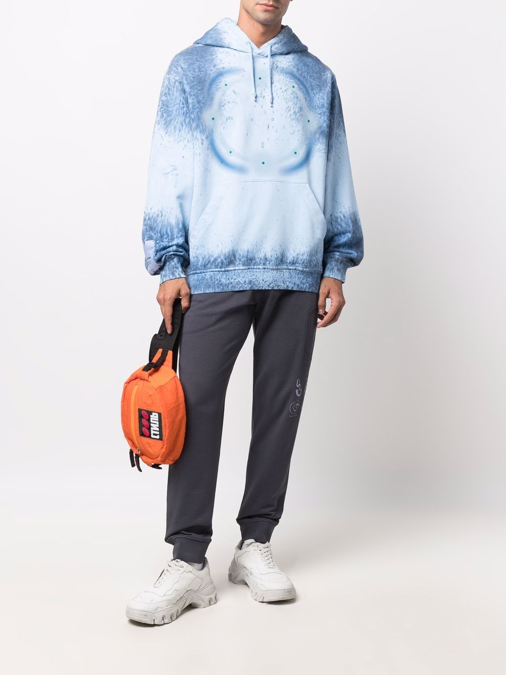 Pantatuta grigio logo laterale 661236RRT01 1031 MCQ 