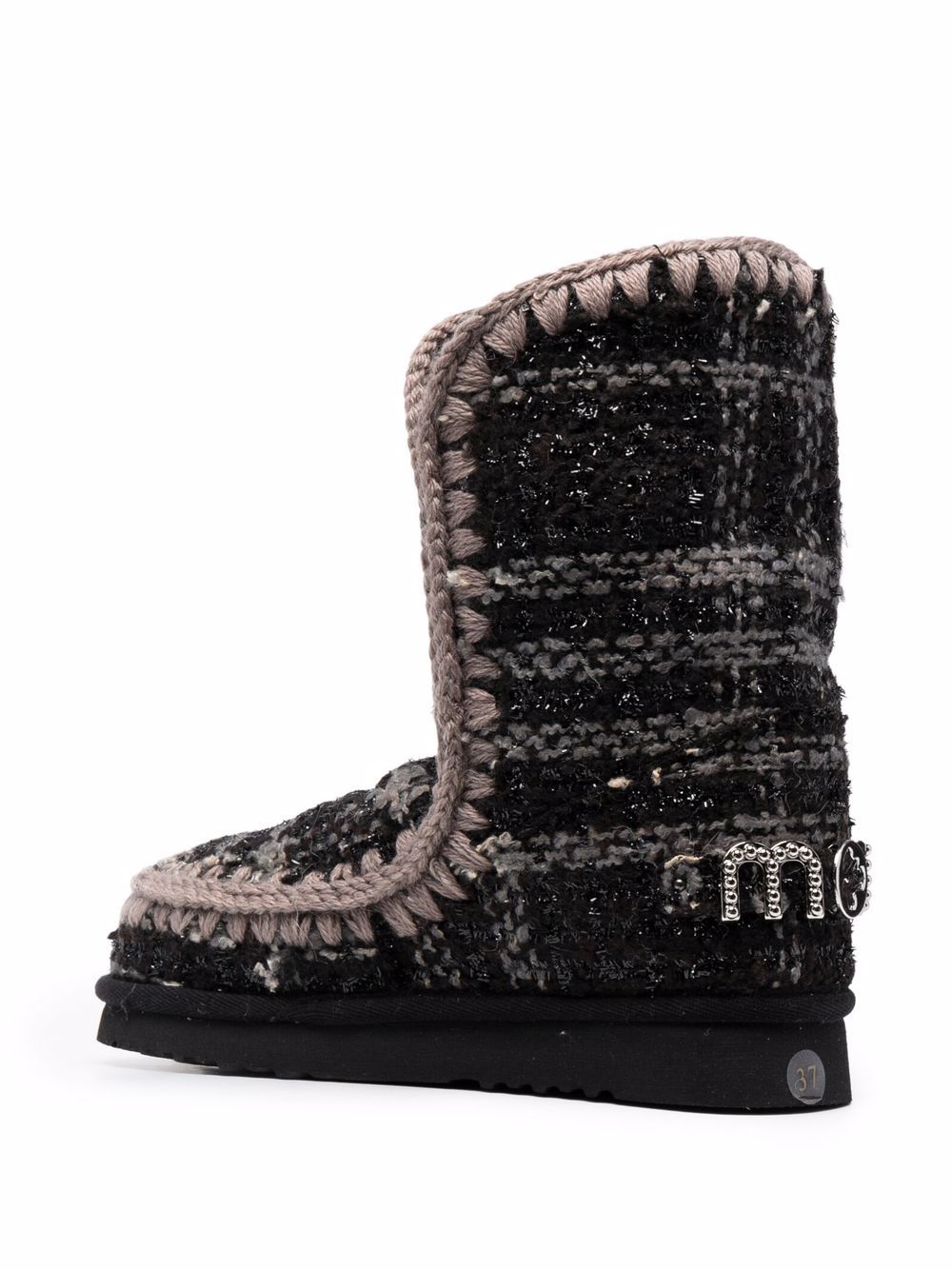 Stivale Eskimo 24 inserti lurex nero MU.FW101049K TALWHB MOU 