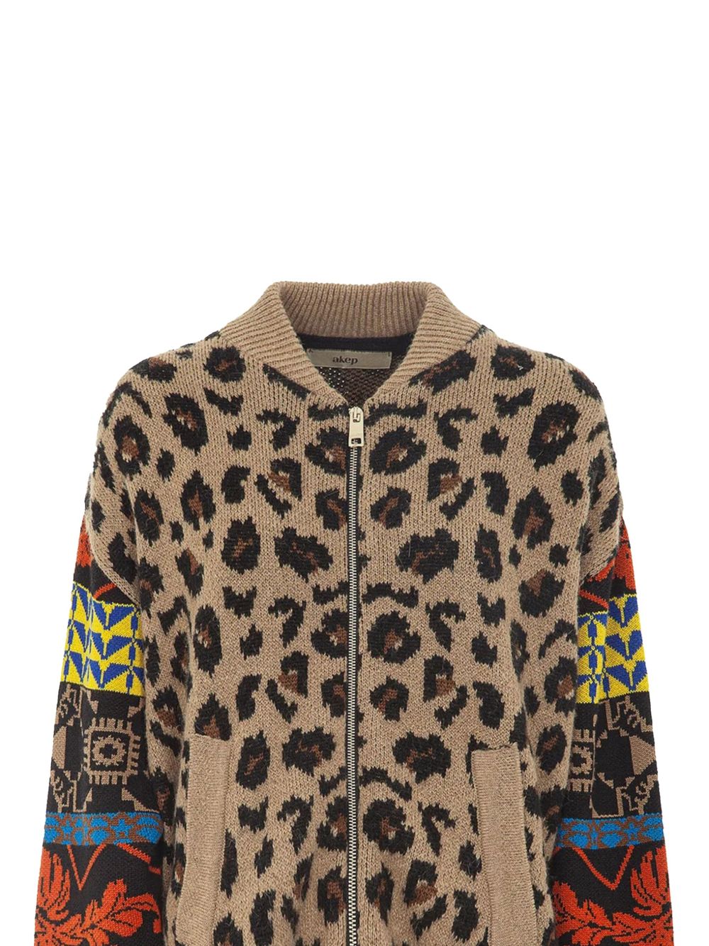 Cardigan fantasia animalier/multicolor GBKD03097 V1 AKEP 