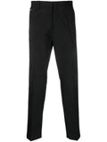 Men's Black Wool Trousers