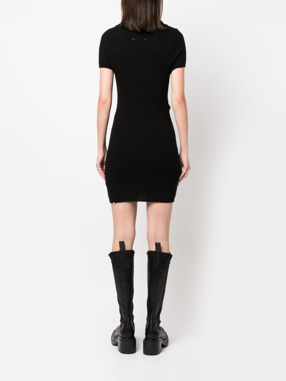 Abito Donna Nero Lana S52DA0004S18298 900 MM6 MAISON MARGIELA 