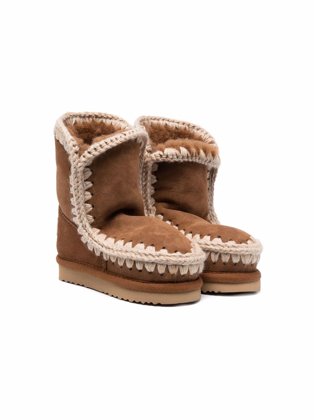 Stivale cognac Eskimo 24 MUFK101000A COG MOU KIDS 