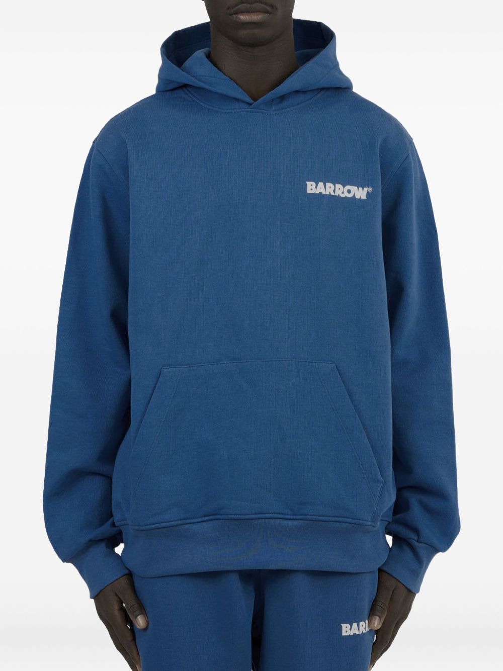 Felpa blu mini logo retro F4BWUAHS151 BW026 BARROW 