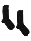 Black mini boss logo socks