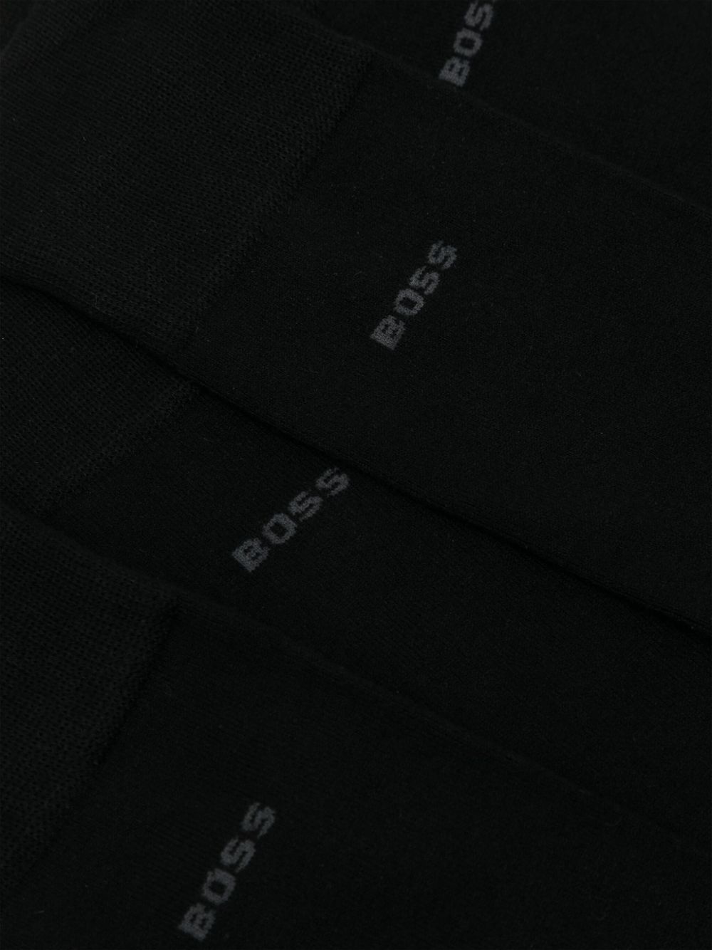Calzini neri mini logo boss 50491196 001 BOSS 
