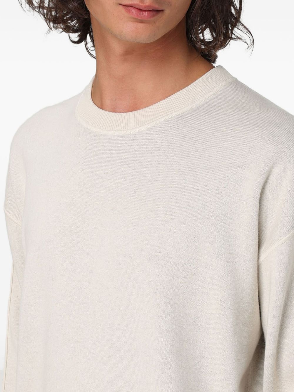 Felpa beige basic misto lana 50519624 131 BOSS 