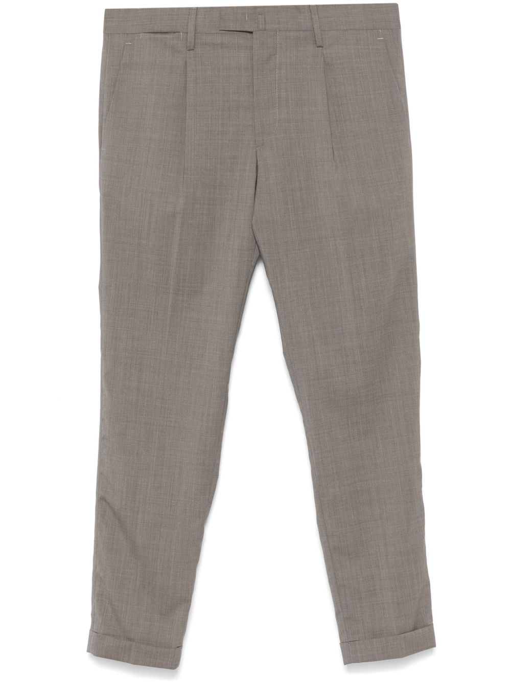 Pantalone tortora gamba affusolata BG21S324082 00036 BRIGLIA 